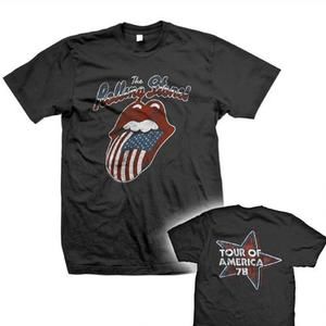The Rolling Stones Unisex T-Shirt Tour Of America 78 Back Print 2 Sided